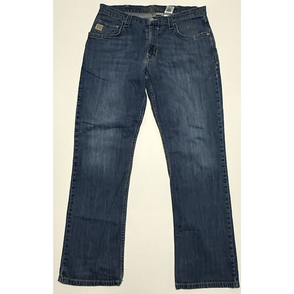 Cinch Carter 2.0 Mens 36x33 Relaxed Boot Cut  Leg Western Jeans Blue Medium Wash